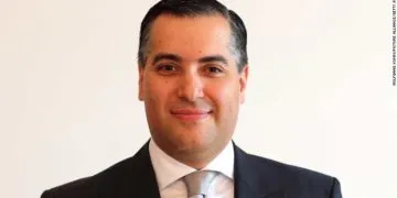 The new ambassador of Lebanon, Mustapha Adib-Abudl-Wahed. Image credit: Getty Images