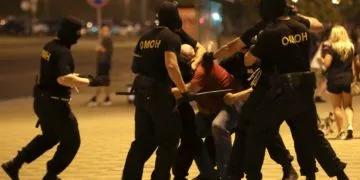 Security forces have clashed with protesters in Minsk and other Belarusian cities. Image credit: Reuters