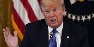 US President, Donald Trump. Image credit: AP