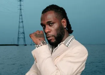 The o2 arena Burna Boy has put on sale, a limited edition of ruby red vinyl of his Grammy-award winning album,'Twice as tall'.