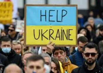 Ukraine Requests UN Court to Stop Russia Invasion 3 Experts said Ukraine's effort to drag Russia to the world court over the invasion could have symbolic value LLUIS GENE AFP