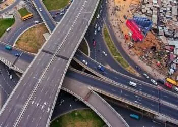 Government To Embark On Community Roads Improvement Programme To Increase Productivity 6 Kwame Nkrumah interchange (File photo)