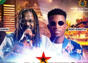 Kofi Kinaata, Samini To Perform At Kwame Nkrumah Memorial Park 3 Ghanaian musicians, Samini and Kofi Kinaata