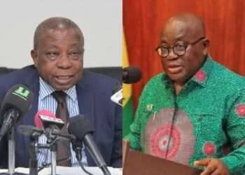 AHSAG Urges Government To Review Directives Requiring Health Facilities To Pay Utility Bills 1 President Akufo-Addo-and-Agyeman-Manu