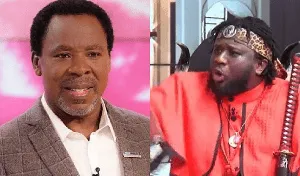 Ajagurajah Fires BBC And Critics 8 The late Prophet T.B. Joshua and Ajagurajah