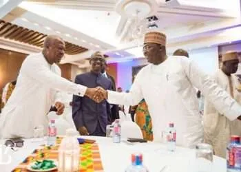 Race to Jubilee House; a Close Contest between NDC and NPP 9 Former President John Dramani Mahama, NDC Flagbearer and Vice President Dr Mahamudu Bawumia, NPP Flagbearer