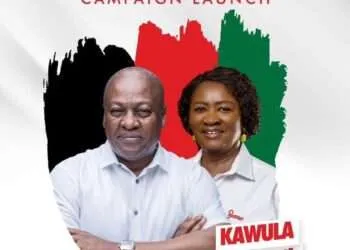 NDC Calls for Support to 'Reset' Ghana Ahead of Campaign Launch 7 Former President John Dramani Mahama, NDC Flagbearer and Prof. Jane Naana Opoku-Agyemang, NDC Running Mate