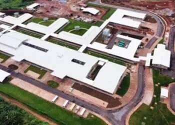 NDC Attributes 120-Bed Kumawu and Fomena District Hospitals to Mahama 1 An aerial view of the Kumawu Government Hospital