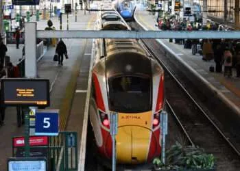 LNER Weekend Strikes Threaten Major UK Rail Disruptions 1 An LNER train at Waverley station in Edinburgh