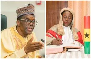 Supreme Court Stays Speaker’s Declaration of Four Seats Vacant 3 Speaker Alban Bagbin and Chief Justice Gertrude Araba Torkono