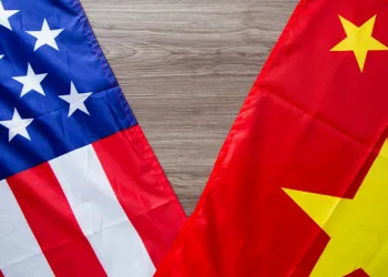 US, China Locked In Tariff Showdown 3 US and China Flags as US, China Agree To Cut Tariffs