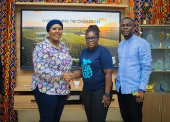 GFZA Deepens Stakeholder Engagement with Blue Skies, Great Giant 4 Dr. Mary Awusi, Madam Ruth Adjei, Investment, Authority