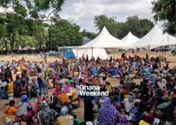 GIS Swoop Up Undocumented Migrant Beggars in Accra 6 Some of the undocumented immigrants arrested by the Ghana Immigration Service (GIS)