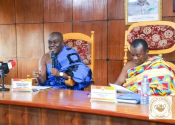 Osagyefo Oseadeeyo Dr. Nana Freduah Agyemang Badu II, Paramount Chief of the Dormaa Traditional Area and President of the Bono Region House of Chiefs
