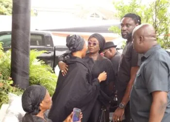 Minister Urges Public To Respect Privacy of Daddy Lumba’s Family 4 Daddy Lumba's wife with Dzifa Gomashie