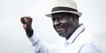 Kenyan opposition leader Raila Odinga.